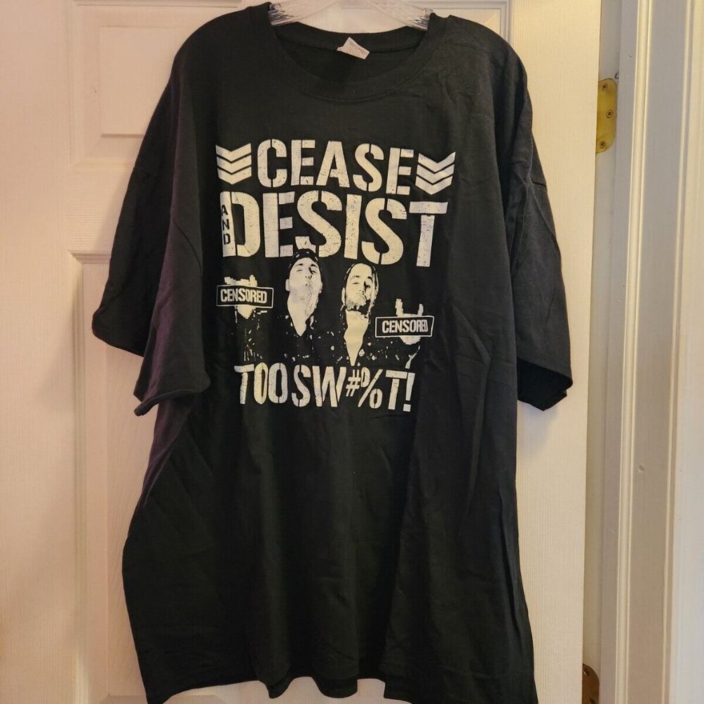 NEW Young Bucks Bullet Club T Shirt CEASE DESIST New Japan Pro Wrestling AEW 3XL